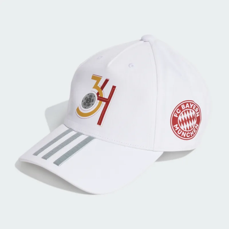 Adidas FC Bayern München - Bayern Mníchov Champions 2025 šiltovka biela