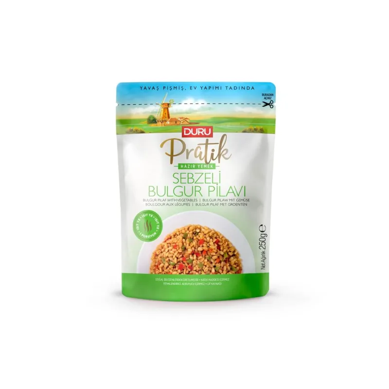 Bulgurový Pilaf so zeleninou Pratik hotové jedlo 250g