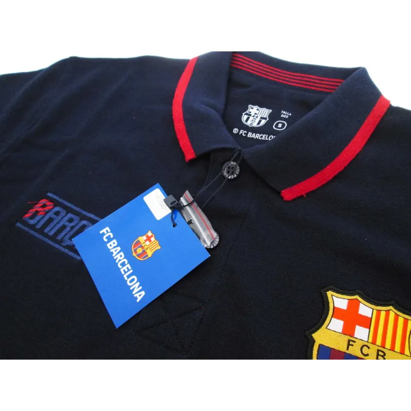 FC Barcelona polokošeľa tmavomodrá pánska - SKLADOM