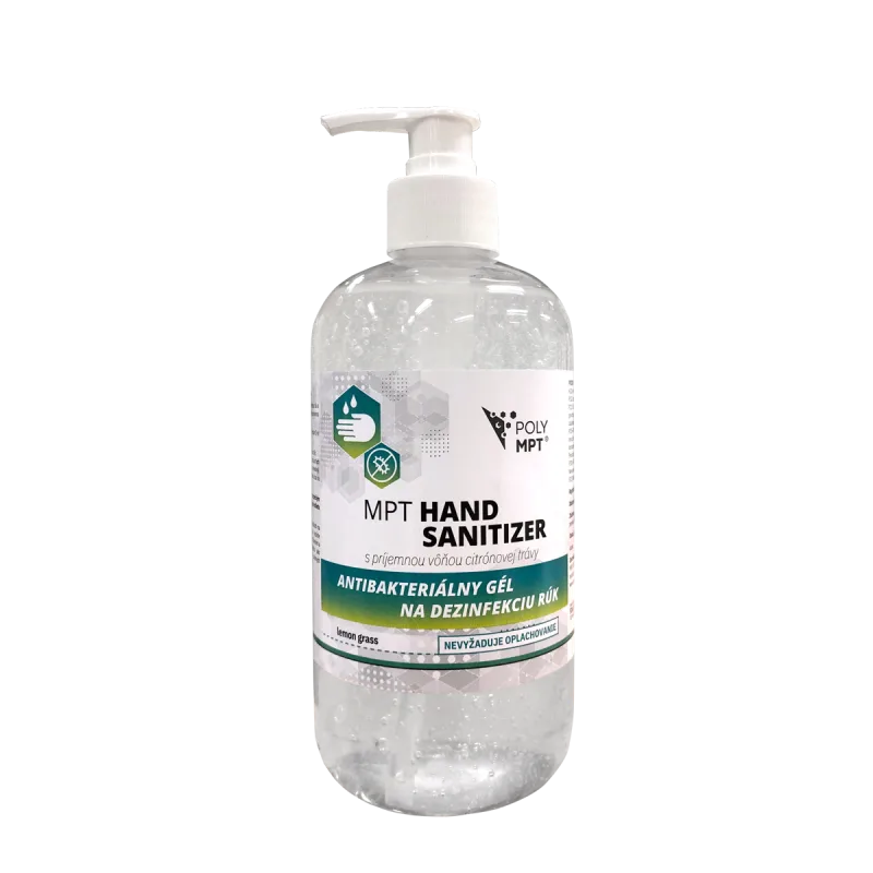 HAND sanitizer dezinfekčný gél na ruky bez oplachovania, POLYMPT