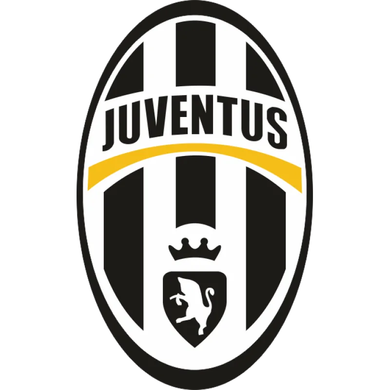 Juventus nálepka 11,5 x 19 cm - SKLADOM