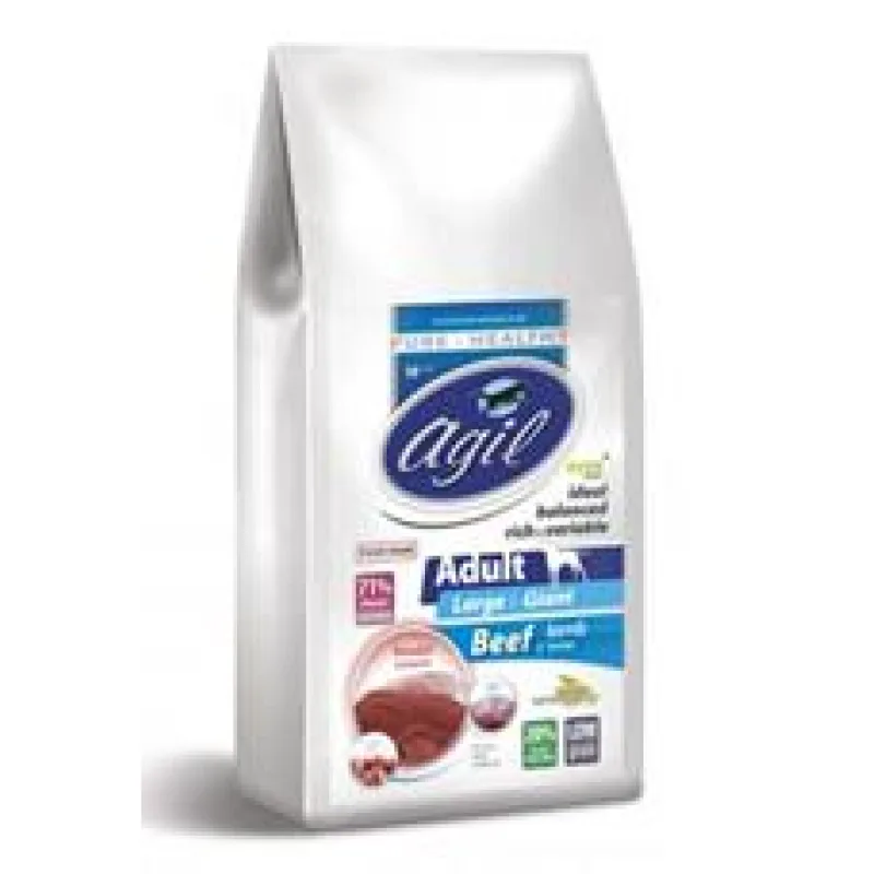 AGIL ADULT LARGE & GIANT, BEEF & lamb & tuna 2x10 kg