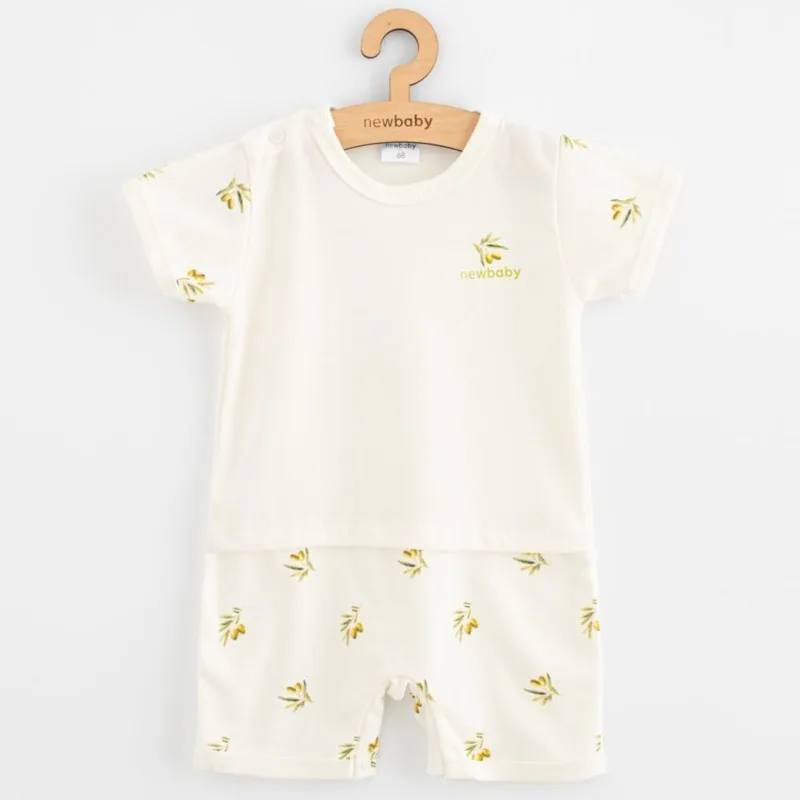Dojčenský letný overal z organickej bavlny New Baby Olivy