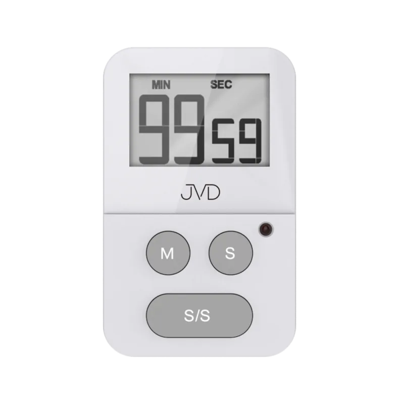 JVD Bílá designová digitální kuchyňská minutka JVD DM269.1