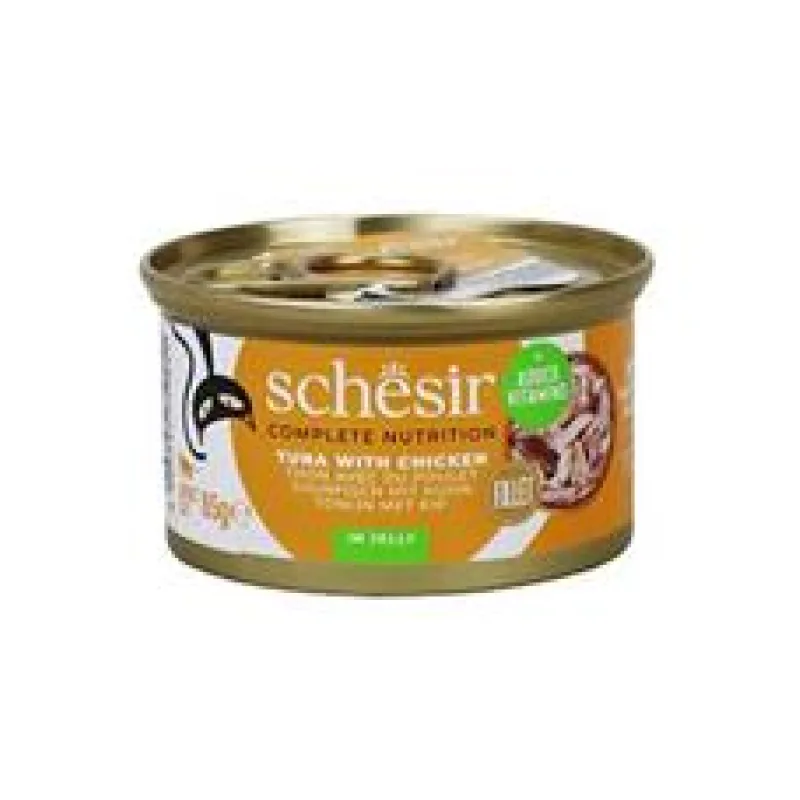 Schesir Cat konz. Adult tuňák/kuře 85g