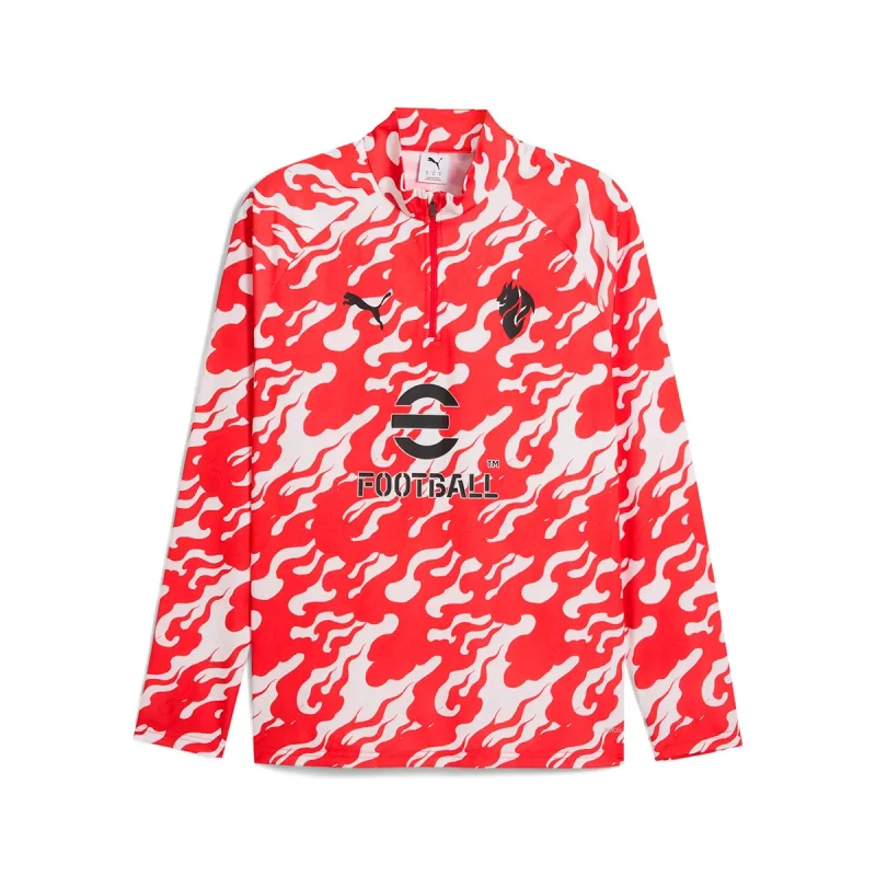 Puma AC Miláno (AC Milan) predzápasová mikina pánska 2025-2026