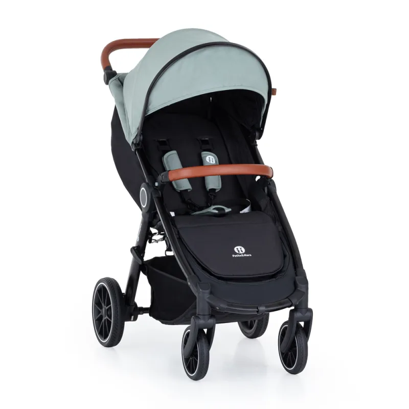 PETITE&MARS kočík športový Street+ RWS oak iron green complete