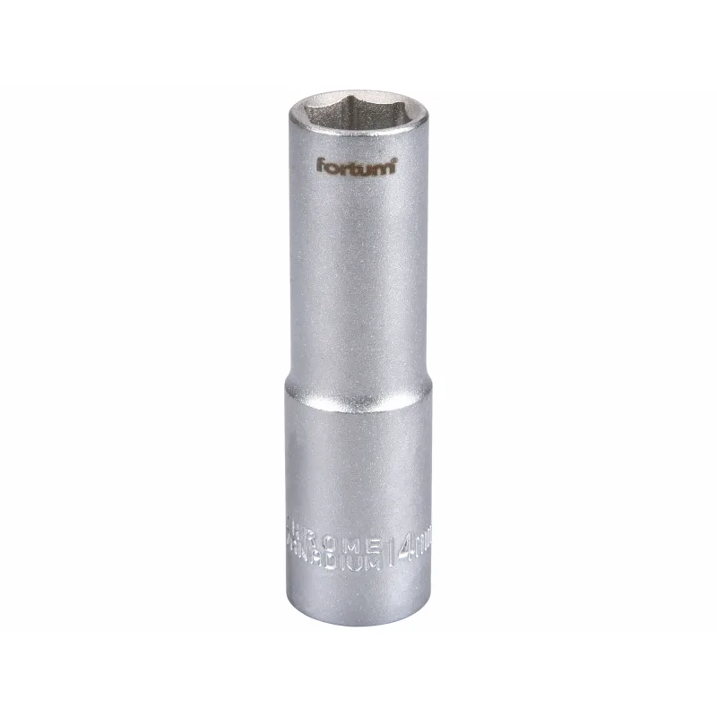 Kľúč nástrčný predĺžený, 14mm, 1/2”, FORTUM