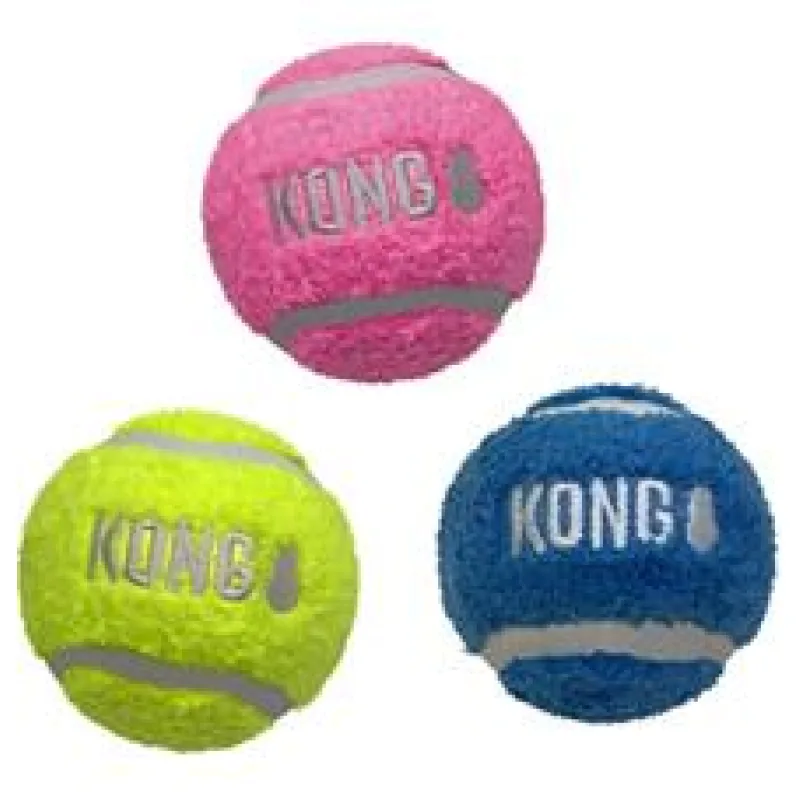 Hračka tenis + plyš KONG Sport® Softies Balls S mix 3 ks