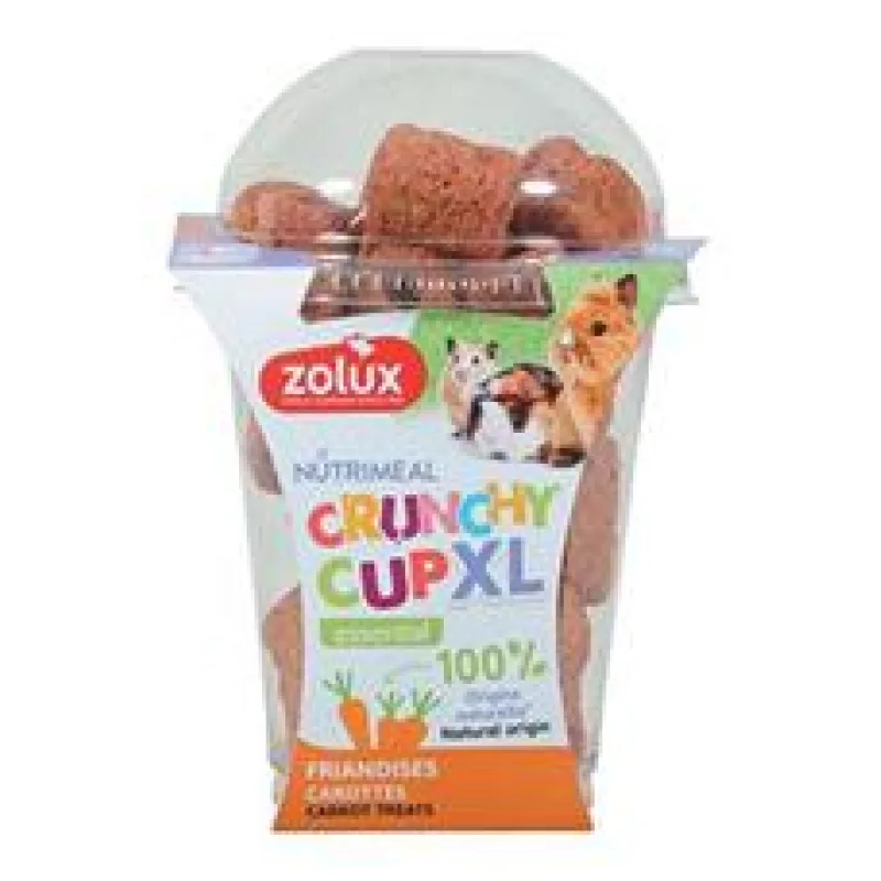 Pochoutka CRUNCHYCUP XL mrkev 110g