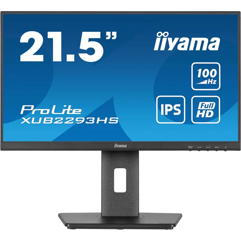 iiyama ProLite/ XUB2293HS-B6/ 21, 5"/ IPS/ FHD/ 100Hz/ 1ms/ Black/ 3R…