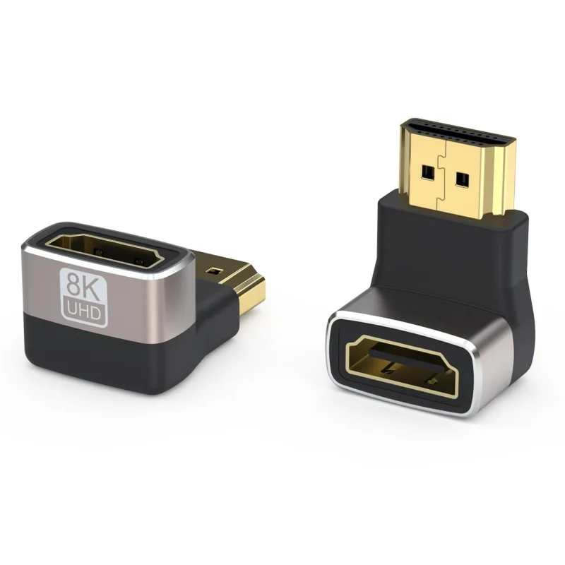 PremiumCord 8K Adaptér spojka HDMI A - HDMI A, F/ M, zahnutá do pravého…