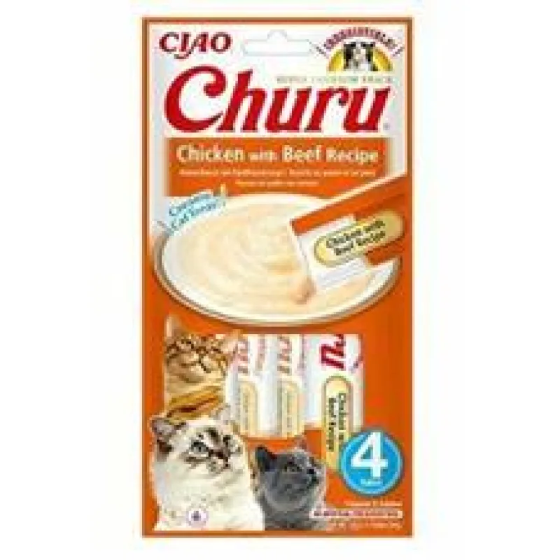 Churu Cat Chicken with Beef Recipe 4x14g