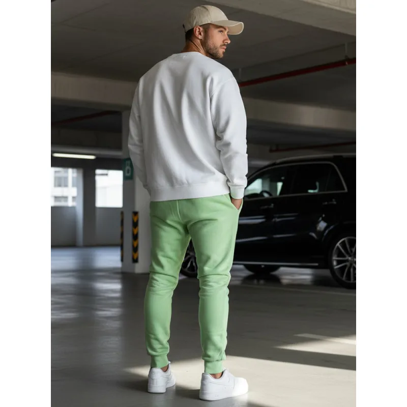 Pánske tepláky zelené Dstreet UX3451 XL