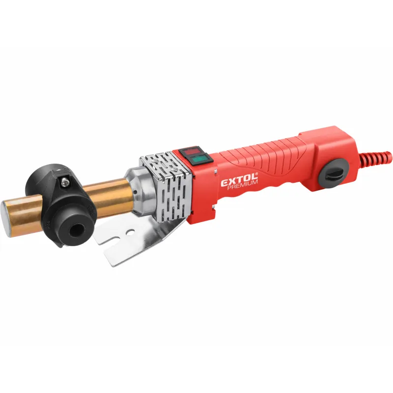 Zváračka polyfúzna, 1070W, 240-300°C, nadstavce 16,20,25,32mm, EXTOL PREMIUM