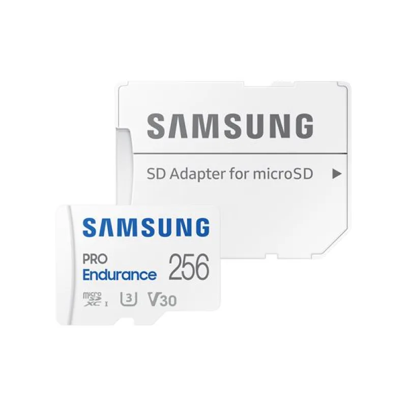 256 GB . microSDXC karta Samsung PRO Endurance + SD adaptér MB-MJ256KA/EU