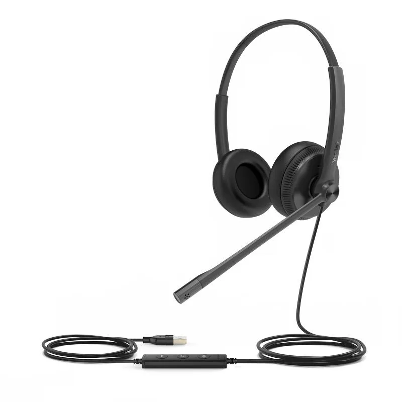 Yealink UH34 Dual náhlavná súprava na obe uši s USB konektorom UH34DualUC