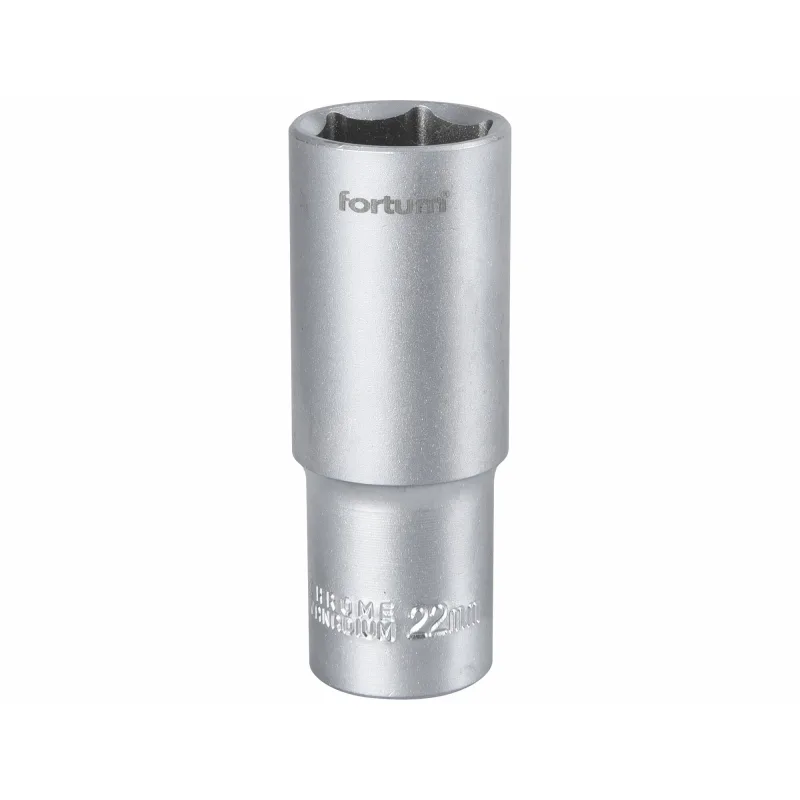 Kľúč nástrčný predĺžený, 22mm, 1/2”, FORTUM