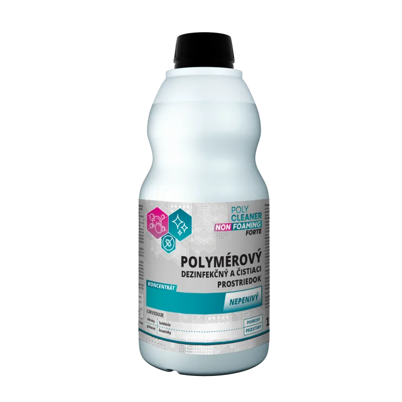 POLY CLEANER NON FOAMING forte – nepenivý čistiaci a dezinfekčný prostriedok na podlahy, POLYMPT