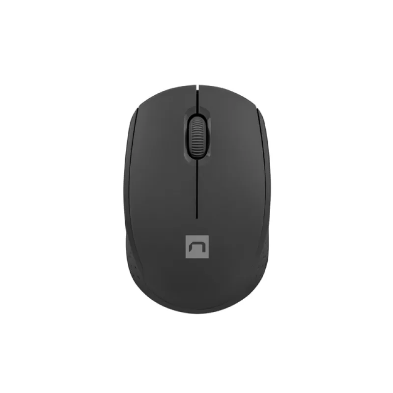 Myš Natec STORK/ Kancelárska/ Optická/ 1 600 DPI/ Bezdrôtová USB/ Čierna…