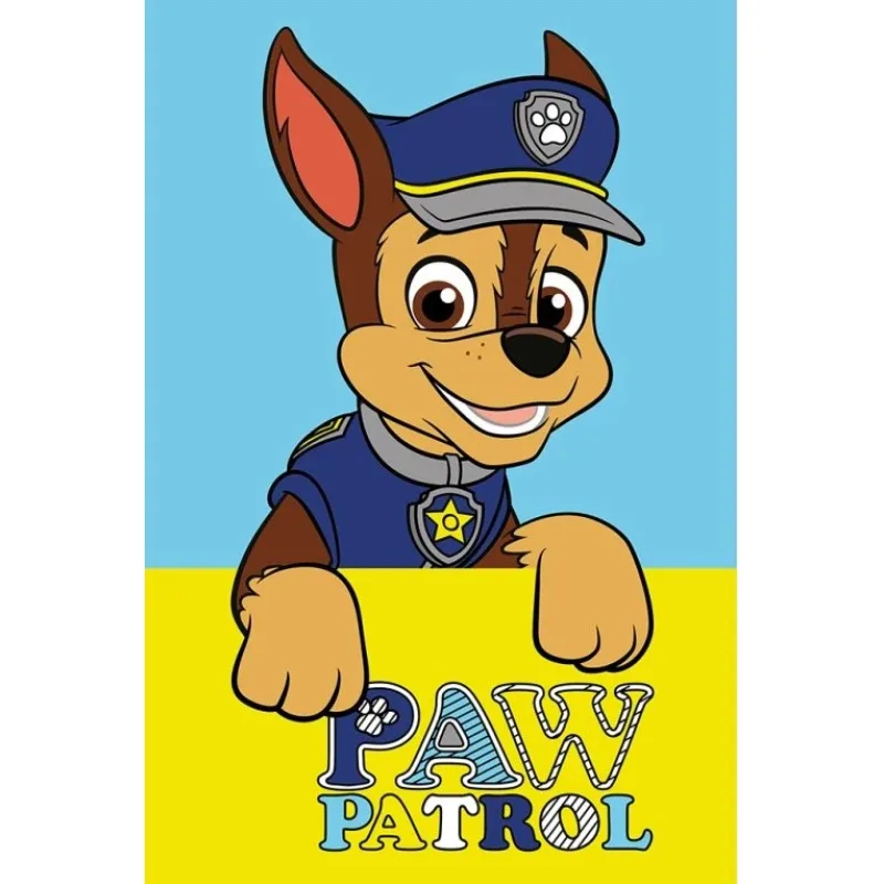 Detský uteráčik Tlapková Patrola Policista Chase 30x50 cm
