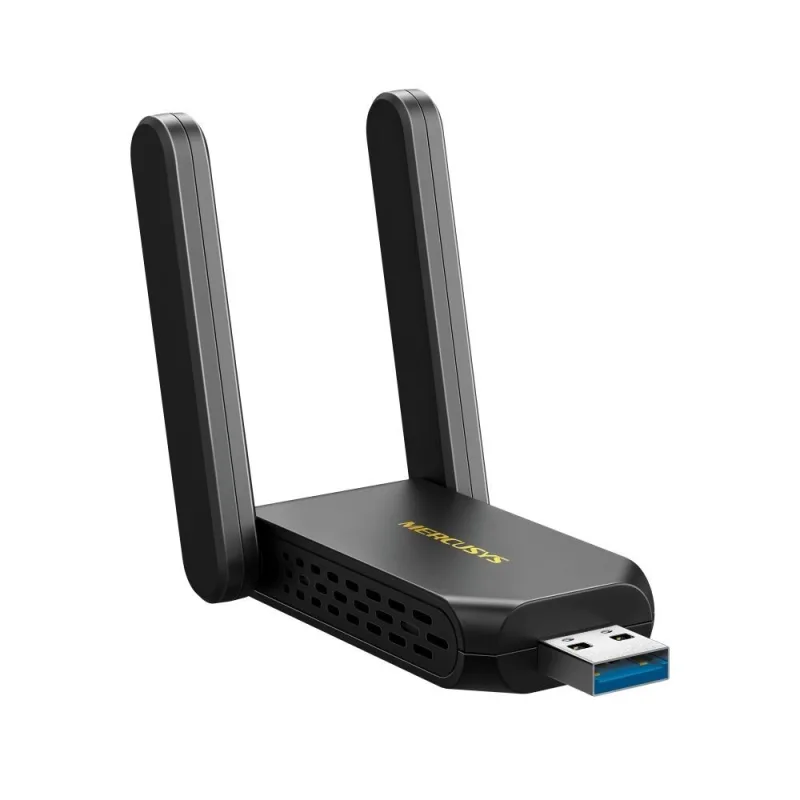 MERCUSYS MA86XH WiFi6 USB adapter (AXE5400, 2, 4GHz/ 5GHz/ 6GHz, USB3.0)…