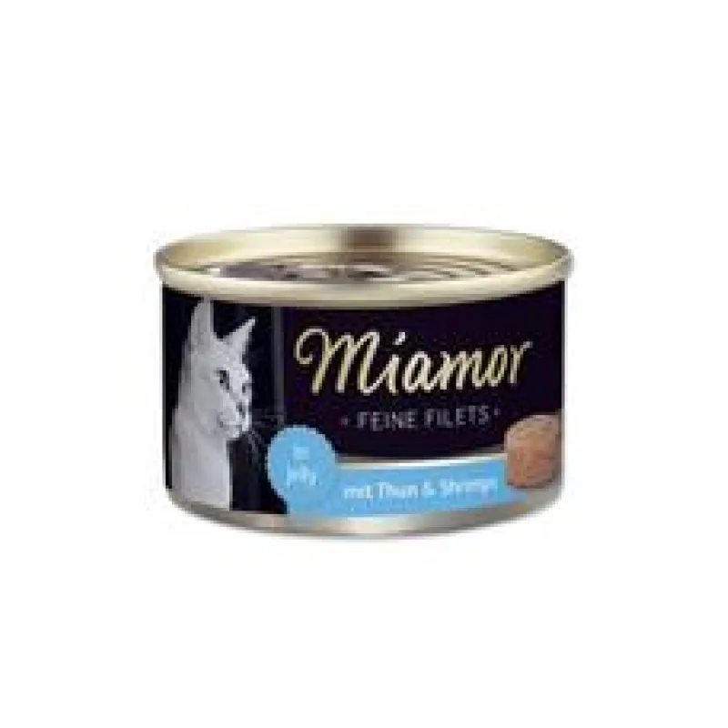 Miamor Cat Filet Konzerva Tuňák+Krevety 100 g