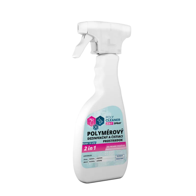 POLY CLEANER SPRAY 2in1 univerzálny čistiaci a dezinfekčný prostriedok, POLYMPT