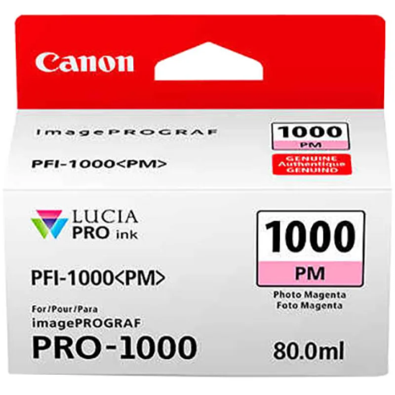 Canon PFI-1000 PM, fotopurpurový 0551C001