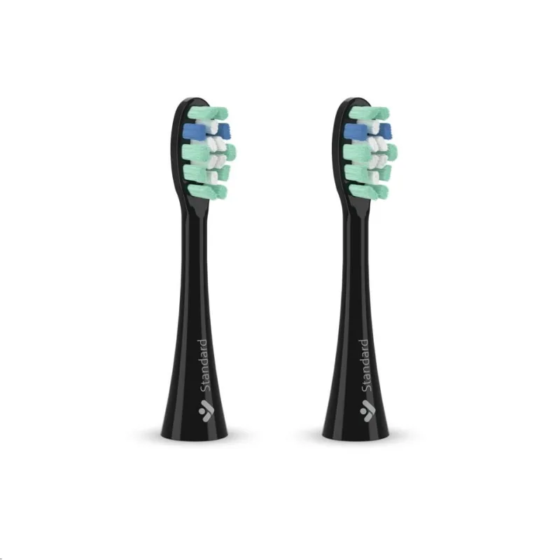 TrueLife SonicBrush Clean-series heads Standard black 2 pack TLATACLHSD2BA