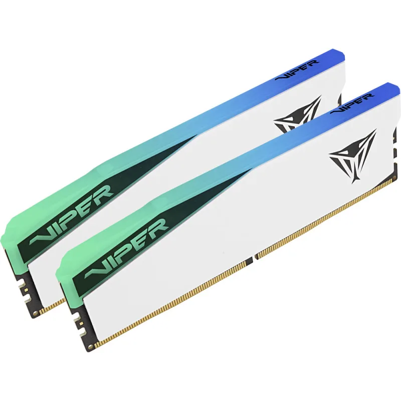 Patriot Viper Elite 5/ DDR5/ 32GB/ 7000MHz/ CL38/ 2x16GB/ RGB/ White…