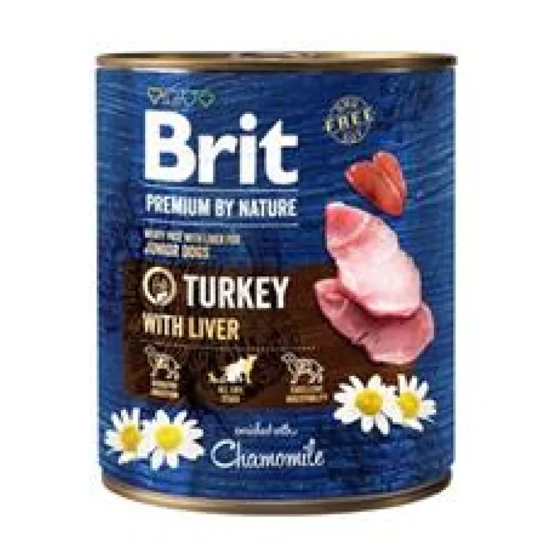 Brit Premium Dog by Nature konz Turkey & Liver 400 g