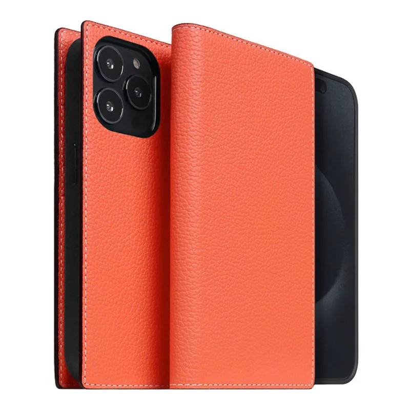 SLG Design puzdro D8 Neon Full Grain Leather Diary pre iPhone 15 Pro Max …
