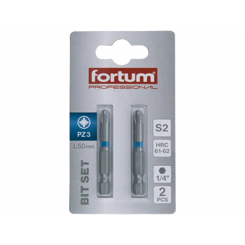 FORTUM-KITO Bity S2 – krížové a štvorcové, rôzne veľkosti PH, PZ, SQ