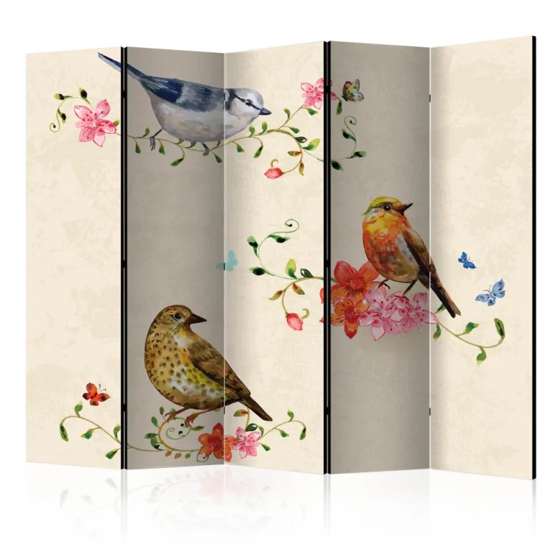 Artgeist Paraván - Bird Song II [Room Dividers]