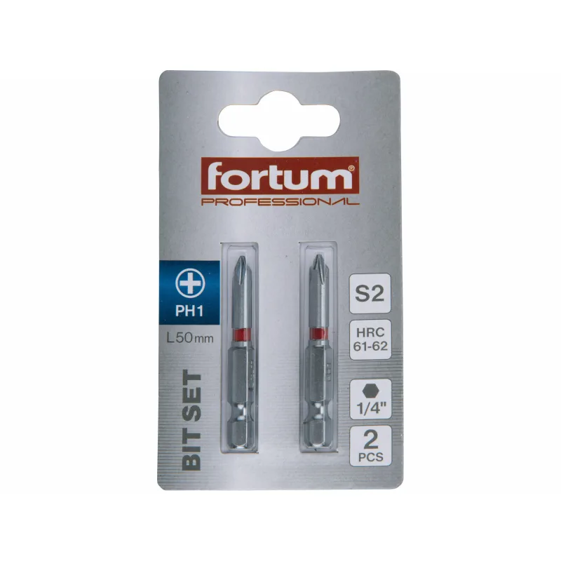 FORTUM-KITO Bity S2 – krížové a štvorcové, rôzne veľkosti PH, PZ, SQ