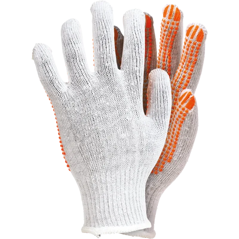 Reis FLEXIFLUO rukavice - fluorescenčné PVC bodky 10