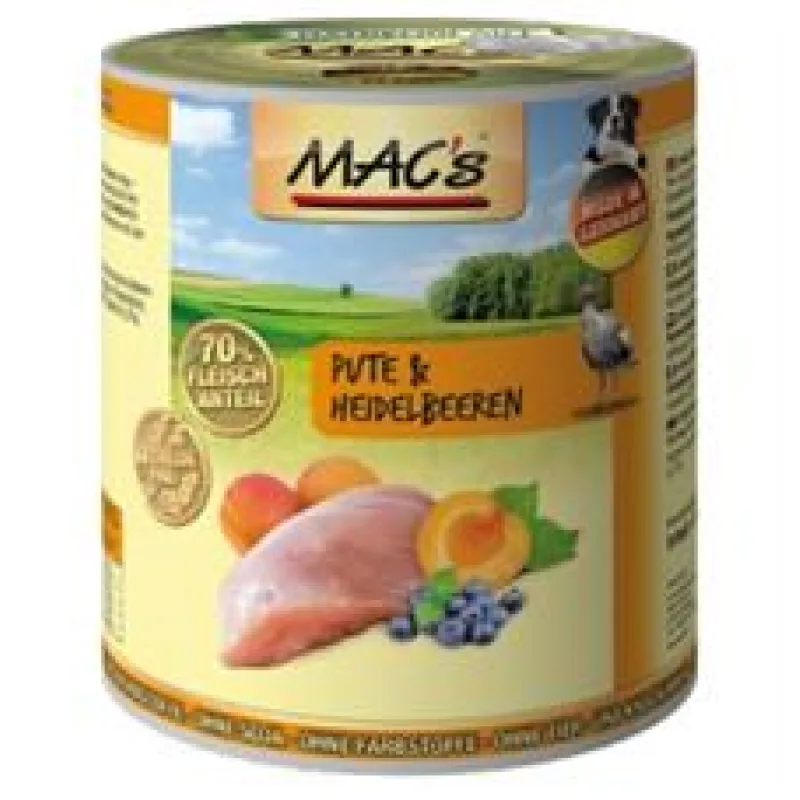 Konz. MACs Dog KRŮTA a BORŮVKA 800 g