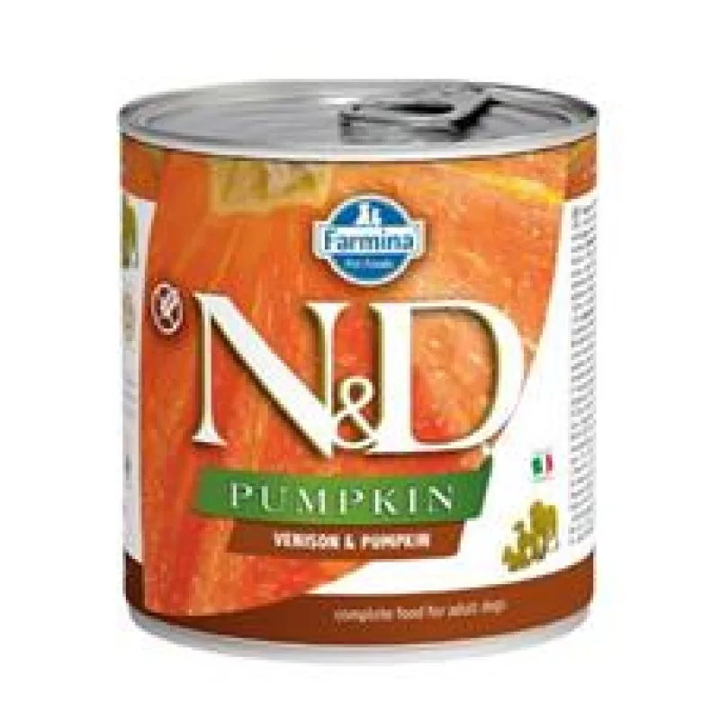 N&D DOG PUMPKIN Adult Venison & Pumpkin 285 g + 1 ks ZDARMA