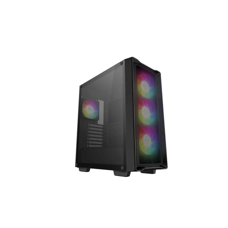 DEEPCOOL Case CC560 MESH V2, ATX, ARGB, Průhledná bočnice, 4x120mm…