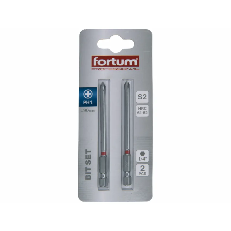 FORTUM-KITO Bity S2 – krížové a štvorcové, rôzne veľkosti PH, PZ, SQ