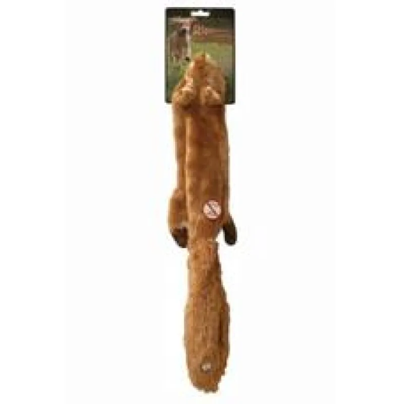 Hračka pes Veverka pískací Skinneeez 38 cm