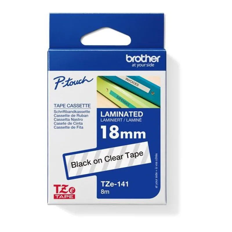 BROTHER TZE141 - kazeta TZ so šírkou 18 mm, laminovaná TZE-141, …