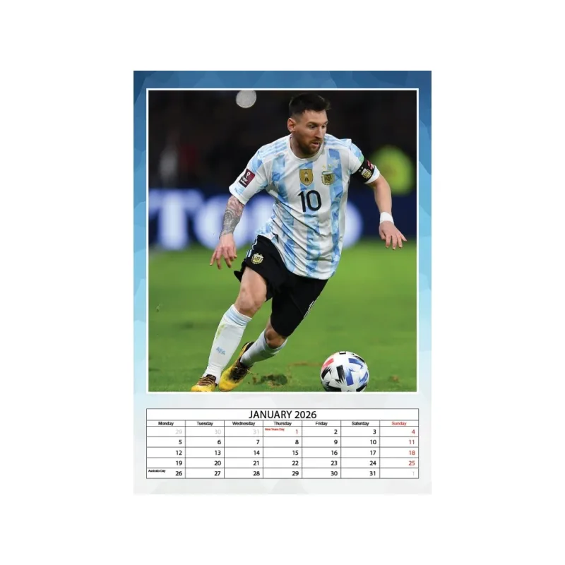 Lionel Messi nástenný kalendár 2026 - SKLADOM