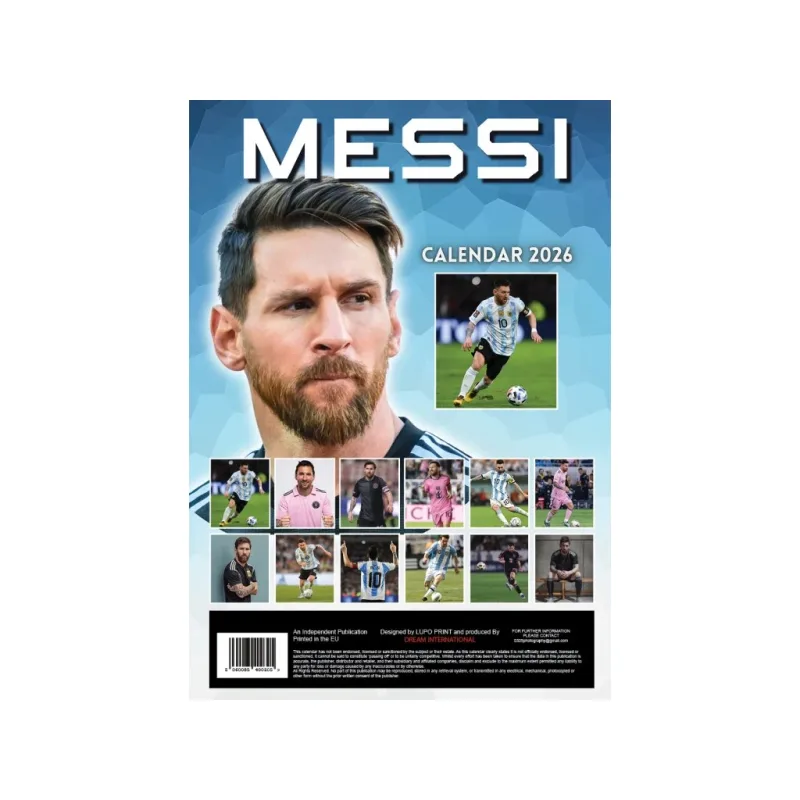 Lionel Messi nástenný kalendár 2026 - SKLADOM