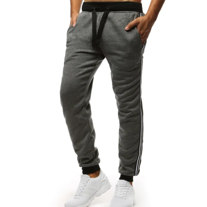 Pánske jogger tepláky sivé Dstreet UX3538 M