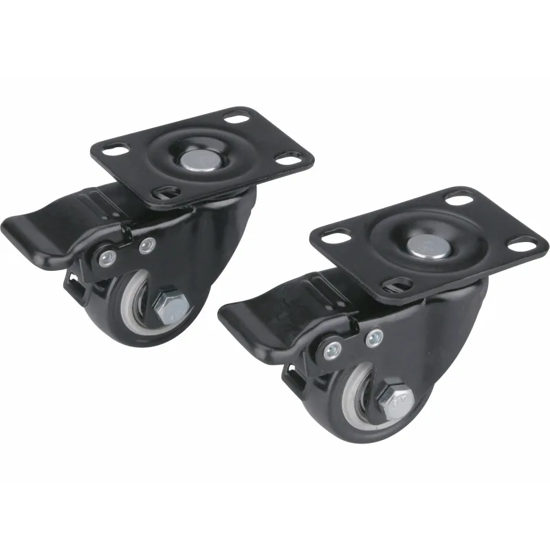Kolieska otočné s brzdou 2ks, ⌀40mm, max. 30kg/1ks, EXTOL PREMIUM