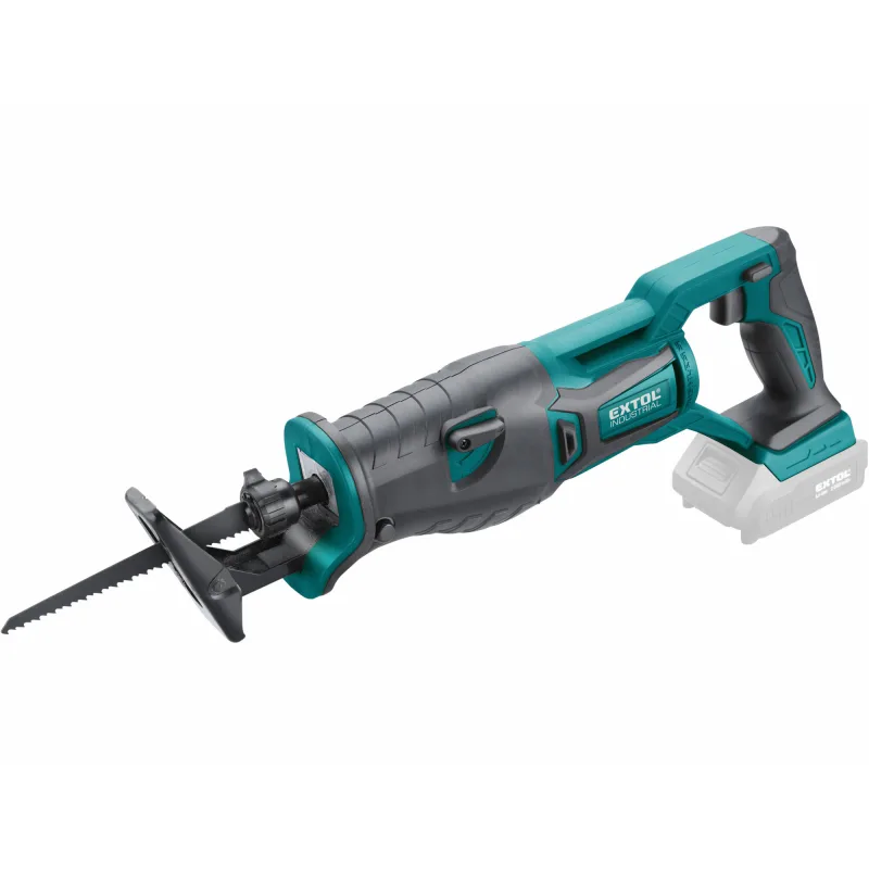 Chvostová píla aku Share20V, bez aku, zdvih 25,4mm, bezuhlíkový motor, EXTOL INDUSTRIAL