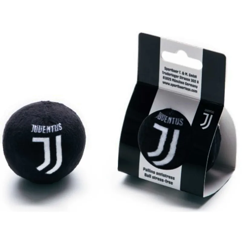 Juventus antistresová loptička čierna