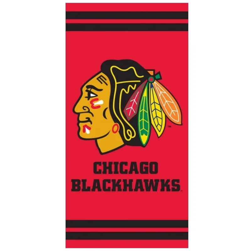 OSUŠKA NHL Chicago Blackhawks 70x140 cm 2 .Akosť